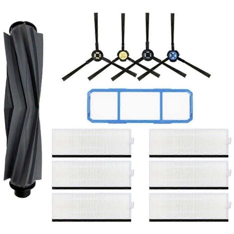 Accessoire pour aspirateur robot SSR1 / SSRA1 / A9s / A9 / A7 : brosse latérale principale et préfiltre HEPA (1/5)