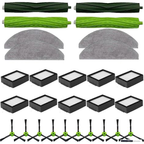 Accessoires et pièces de rechange compatibles avec les aspirateurs robots Combo I3+, I5+ et J5+ : brosse rotative et filtres. (1/5)