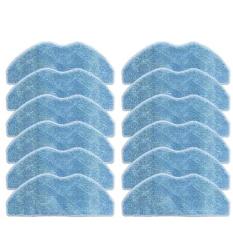 Lot de 12 chiffons de nettoyage pour aspirateur robot Vitek 1807/1806 - Accessoires et pièces détachées (1/5)