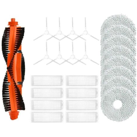 Pièces détachées pour aspirateur robot X20 / Robot autonettoyant 2 / C101 : brosse latérale principale, filtre HEPA et lingettes de nettoyage (1/5)