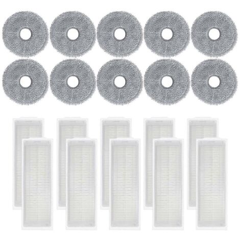 Pièces détachées pour aspirateur robot Revolution 11090 : filtre HEPA, chiffon de nettoyage et accessoires de rechange (1/5)