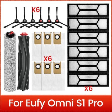Ensemble de 20 filtres, brosses et chiffons de nettoyage pour aspirateur Omni S1 Pro - Pièces de rechange (1/4)