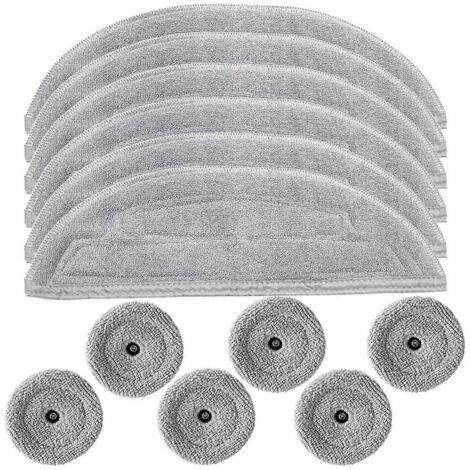 Lot de 12 chiffons de nettoyage de rechange pour aspirateur robot S8 MaxV Ultra, accessoires de nettoyage (1/5)