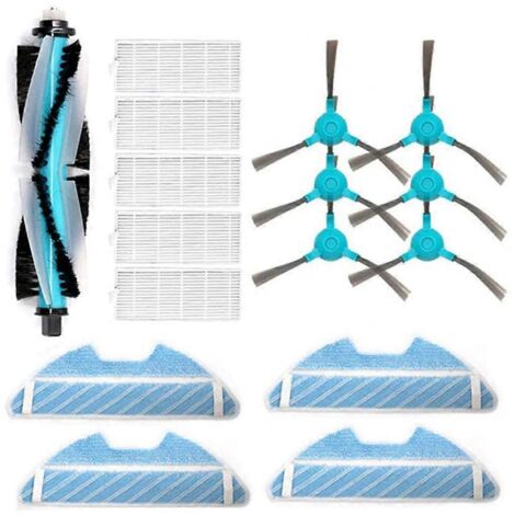 Pièces de rechange pour aspirateurs LISTAR RX3, RX5, RX9 et RX10 : brosse latérale principale, filtre HEPA, chiffon et accessoires. (1/5)