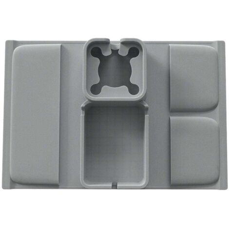 Table d'appoint multifonctionnelle pour canapé, accoudoir, salon, gris (1/5)