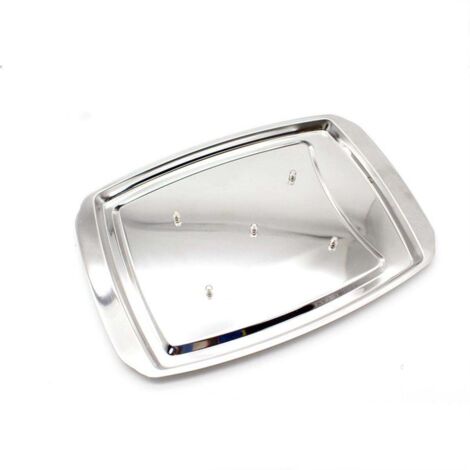 Plaque de cuisson en acier inoxydable avec picots, outil de barbecue (1/5)