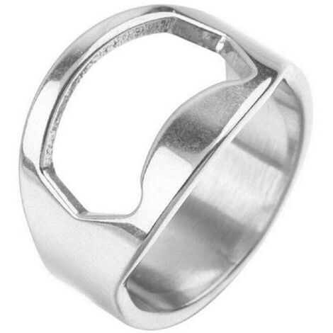 Anneau ouvre-bouteille en acier inoxydable 22 mm, outil pour décapsuler les bières et cadeaux