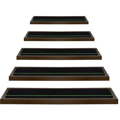 Bandes adhésives antidérapantes pour marches d'escalier en bois d'extérieur