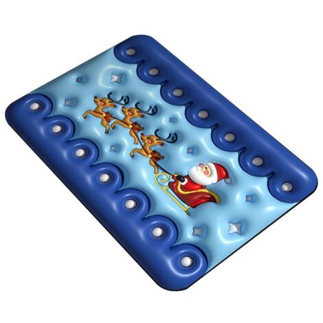 Tapis de sol d'intérieur antidérapant et amusant pour Noël - Style 4 40 x 60 cm (1/3)