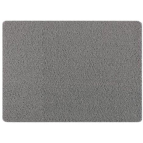 Tapis de bain antidérapant pour douche, séchage rapide, doux et confortable, gris - 40 x 60 cm (1/5)