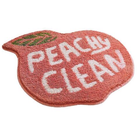 Tapis de bain mignon à motifs de fruits, antidérapant, pour entrée, toilettes, doux, 4,33 (9) (1/5)