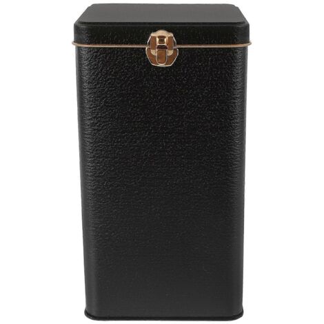 Boîte à thé en fer-blanc, bocal de rangement pour thé en vrac, récipient portable pour thé. (1/4)