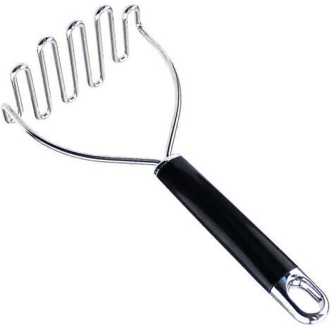 Presse-purée KitchenAid Gourmet en acier inoxydable, 26 cm (10,24 pouces), noir (1/5)