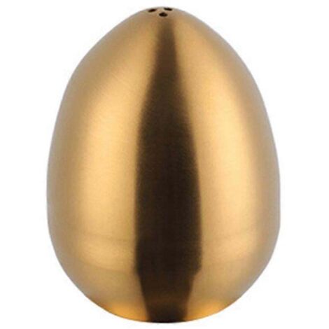 Pot à épices/salière/poivrière en forme d'œuf, en acier inoxydable. (1/5)