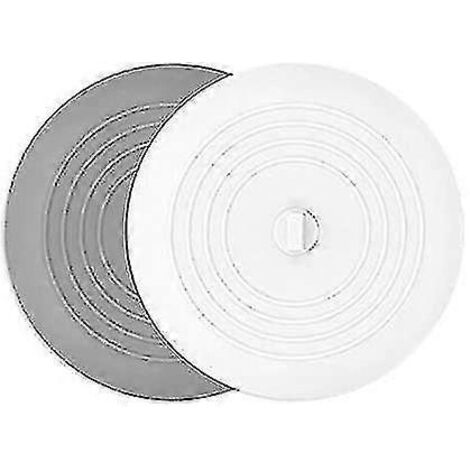 Lot de 2 bouchons en silicone pour baignoire, lavabo ou évier, résistants et faciles à utiliser. (1/4)