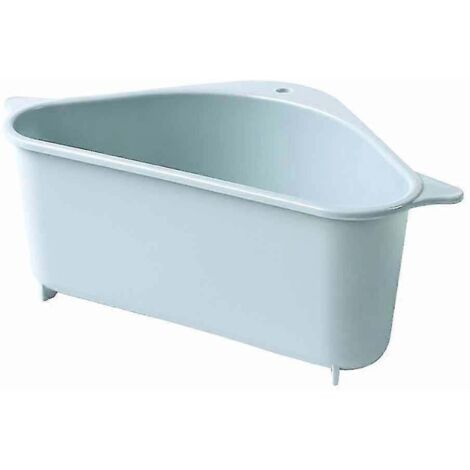 Étagère à ventouse pratique pour évier, porte-savon et éponge, outil de rangement de cuisine à ventouse (1/4)