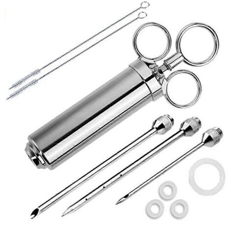 Kit d'injecteur de viande robuste en acier inoxydable 304 (1/5)