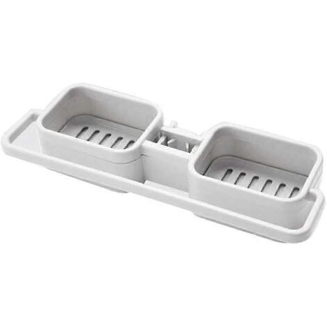 Porte-éponge, support suspendu sans perçage pour évier, panier à éponge, égouttoir, rangement pour cuisine, égouttoir, autres rangements, ustensiles de cuisine (1/5)