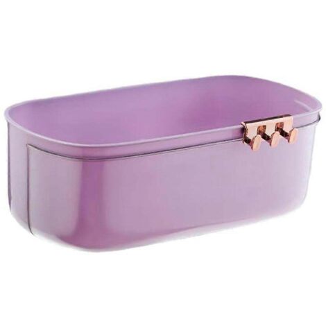 Boîte de rangement suspendue, étagère de rangement sans perçage, panier de rangement égouttoir pour fruits et légumes (1/5)