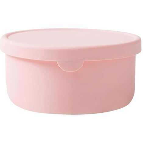 1 ensemble de boîtes de conservation en silicone incassables, antidérapantes, sans BPA, hermétiques, compatibles micro-ondes, lave-vaisselle et congélateur, pour une utilisation en intérieur (710 ml). (1/5)