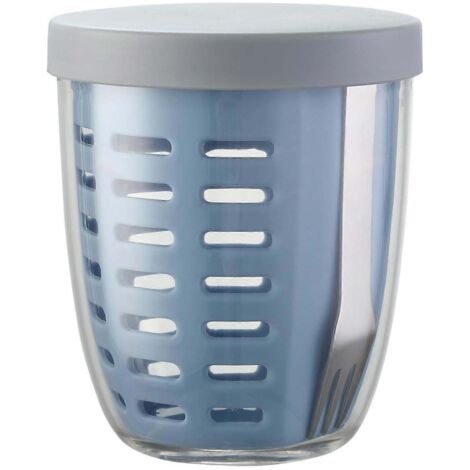 récipient à salade de fruits, sans BPA, étanche, facile à nettoyer et réutilisable pour le rangement, 590 ml (20 oz). (1/5)