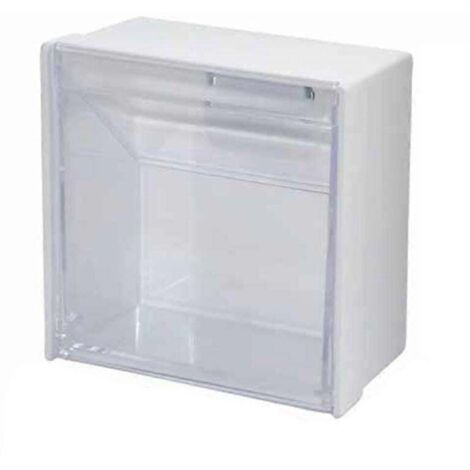 Boîte de rangement magnétique murale pour petits objets, format court, 8,5 x 8,5 x 4,6 cm (1/5)