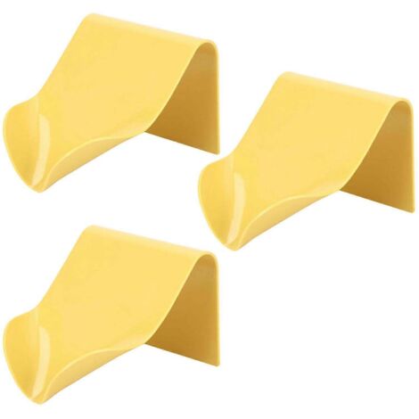Lot de 4 boîtes à savon multifonctions pour salle de bain, avec égouttoir et étagère murale. (1/5)