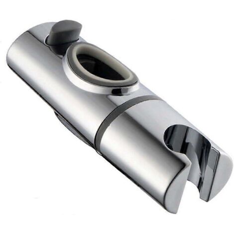 Support de douche, glissière pour barre de douche, support de douchette de rechange spécialement conçu pour barre de douche ovale, support de douchette réglable en hauteur sur barre.