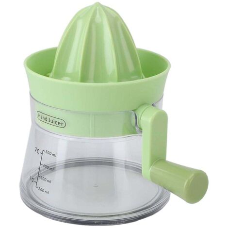 Extracteur de jus manuel pour oranges et citrons, presse-agrumes domestique, compresseur manuel vert (1/5)