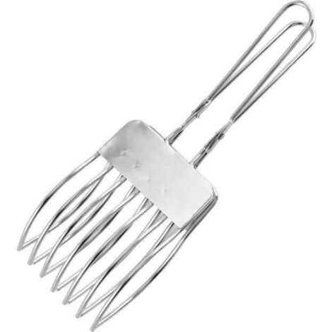 Trancheuse à jambon et pain en acier inoxydable, pince multifonction pour barbecue, coupe-viande, séparateur (1/5)