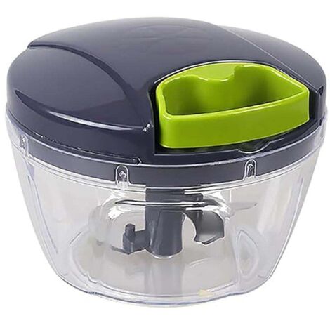 Presse-ail, hachoir, trancheuse, presse-ail manuelle, broyeur, ustensiles de cuisine pour la maison, capacité 600 ml (1/5)
