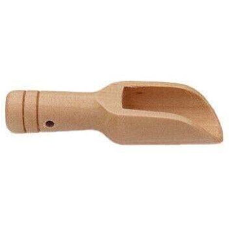 Mini cuillère en bois pour sel, sucre, café, épices, thé (1 pièce) (1/5)