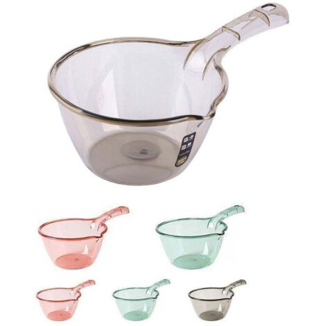 Lot de 6 louches de cuisine en plastique résistant, idéales pour servir la soupe. (1/5)