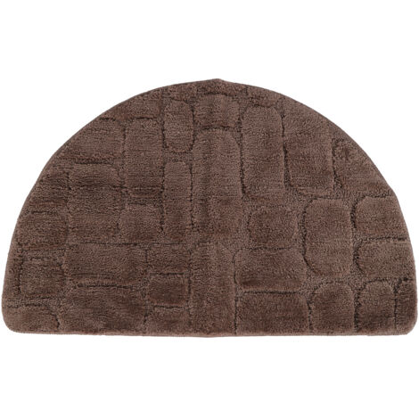 Tapis de sol demi-rond super absorbant et antidérapant pour porte d'entrée, cuisine, chambre, 0,6 (1/5)