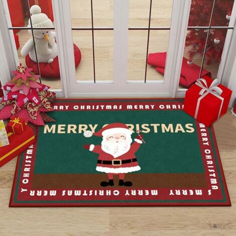 Tapis d'entrée de Noël avec motif de nains de dessin animé 10 (1/5)