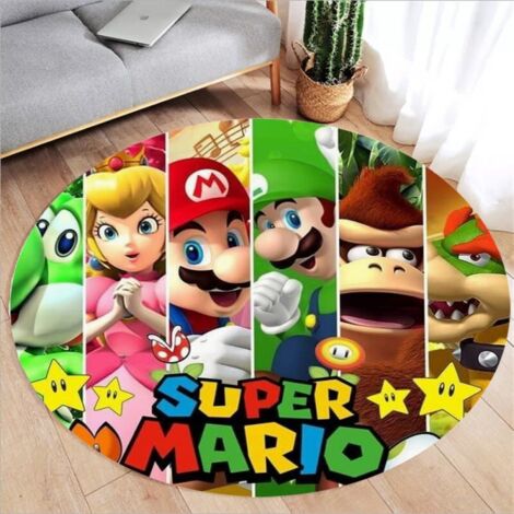 Tapis rond antidérapant pour couloir, tapis de cuisine, tapis de chambre et de canapé, tapis de sol pour chambre d'enfant, 3 m x 140 cm (1/4)
