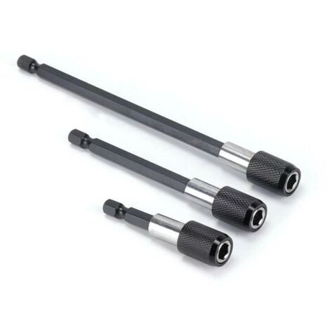 Rallonge Tournevis, Tige d'Extension Magnétique Porte-Embout de Tournevis 60mm/100mm/150mm   3Pcs (1/5)