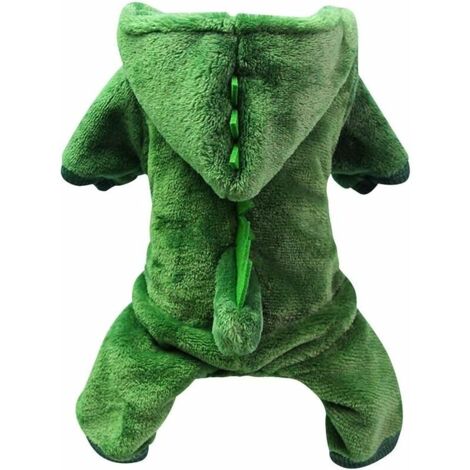 Vêtements pour Chien, Chiot Chien Vetements de Compagnie Sweat Chemise Chaude, Dinosaure Vetements Hiver Chaud pour Animal Domestique Polaire de Corail Manteau pour Chien (1/5)