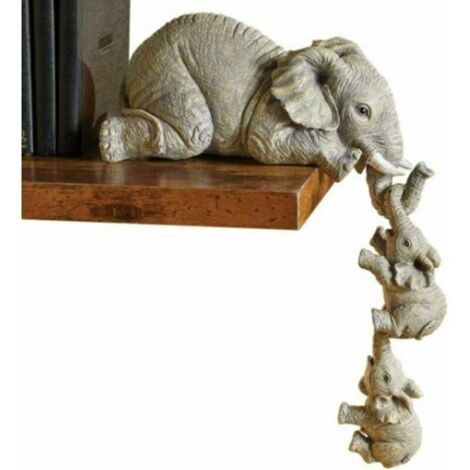 Elephant Decoration,Statue Elephant,Statues Décoratives Mère éléphant Et 2 Bébés éléphants,,l'éléphant Sculptures Décoratives Décorations (1/5)