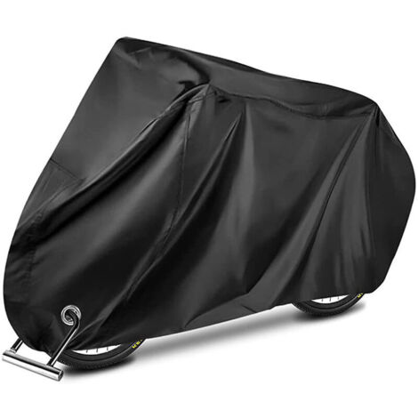 Housse de Protection pour Moto Housse de Moto Couverture Imperméable Housse de Protection pour Moto Exterieur en 210D Oxford Tissu pour Moto,Contre la Pluie,Les Rayons UV - 245 X 105 X 125CM (Noir) (1/5)