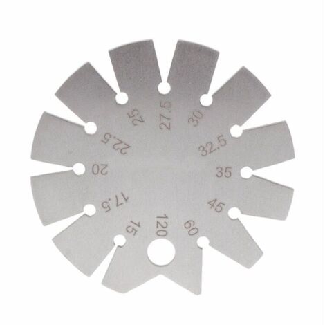 Outils de calibre 15 à -120 ° pour les rapporteurs d'angle de jauge de biseau en acier inoxydable (1/5)