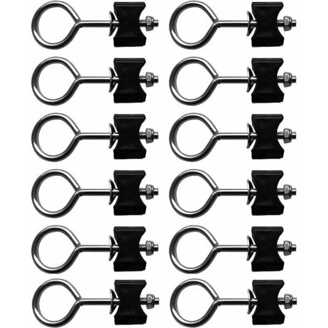 Lot de 12 vis pour trampoline - Accessoires de trampoline - Fixation pour grand trampoline et petit trampoline (1/5)