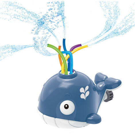 Arroseur pour Enfants, Arroseur Jouet pour Enfant, Baleine Water Sprinkler Toy, Jouets Sprinkler pour Enfants, Jouet Baleine pour Piscine, Jardin, Pelouse, Jeu en Plein Air(Gris), (1/5)