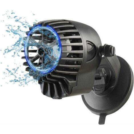 Pompe à débit d'aquarium 7 500 L/H Wave Maker Pompe de circulation ondulée de 10 W QL-200 M pour aquariums d'eau douce et de sortie, (1/5)