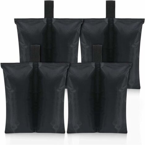 Lot de 4 sacs de sable 600D très résistants, pour pieds de tente de terrasse, parasol d'extérieur,  échelle de piscine