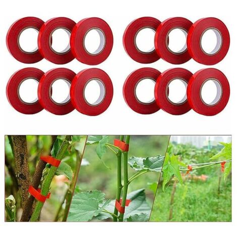 20 Rouleaux de Ruban végétal, pour Jardin Fruits Légumes Fleurs Tomates Vigne, Outil de Jardinage À Attacher Branche Machine à Nouer Les Plantes, (1/5)