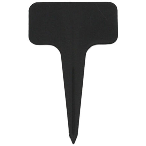100 pièces Etiquette Jardin Exterieur Marqueurs en Plastique de Plantes Type T Plastique Etiquette Potager quetage Réutilisable et Accessoires pour Plantes(Noir） (1/5)