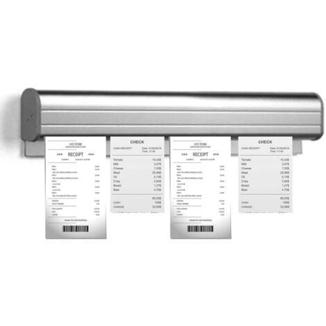 Porte Bon de Commande Restaurant 30CM Porte Bon de Commande en Alliage d'Aluminium Support pour Bons de Commande pour Reçus Chèques Cuisine Hôtel Menu (1/4)