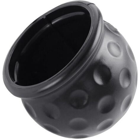 2 sets of universal protective devices for trailer hitches - rubber - black -50mm - for caravans, trucks, and trailers (1/5)