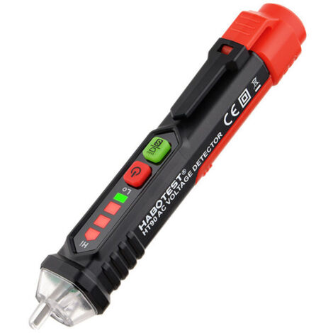 Détecteur de tension sans contact, testeur de tension à sensibilité réglable, testeur électrique, testeur de ligne de phase sans contact 12 V 1000 V (1/5)
